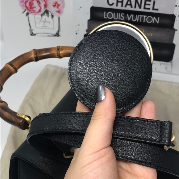 Gucci bamboo handle crossbody bag - Picture 6 of 9